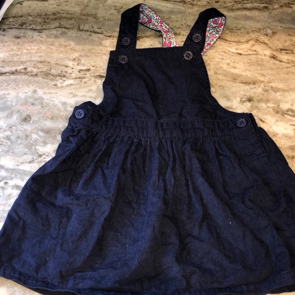 Jojo Maman Bebe navy corduroy jumper
